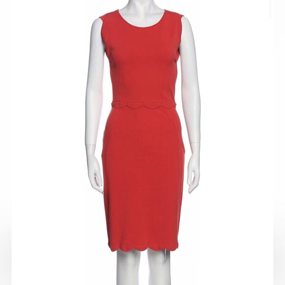 Fendi Scalloped Trim Detail Dress - Picture 1 of 12